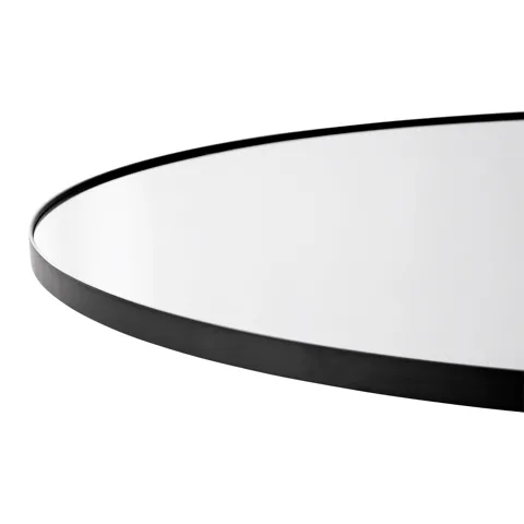 Circum mirror small, clear-black AYTM