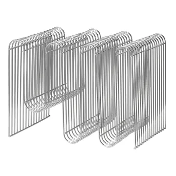 Curva newspaper stand - silver - AYTM