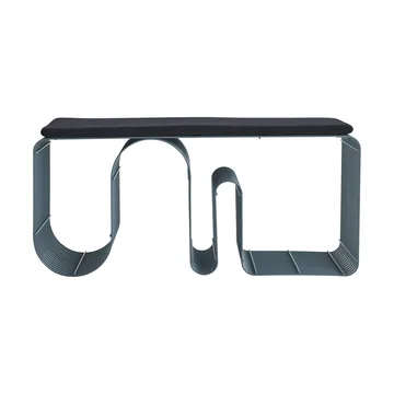 Curva seating bench 100 cm - Dusty blue - AYTM