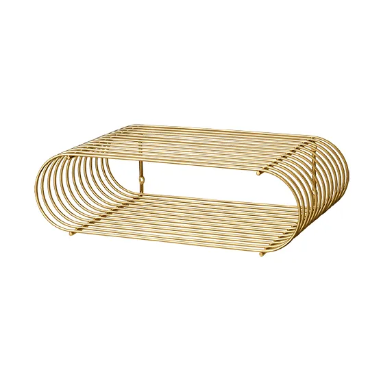 Curva shelf, brass AYTM