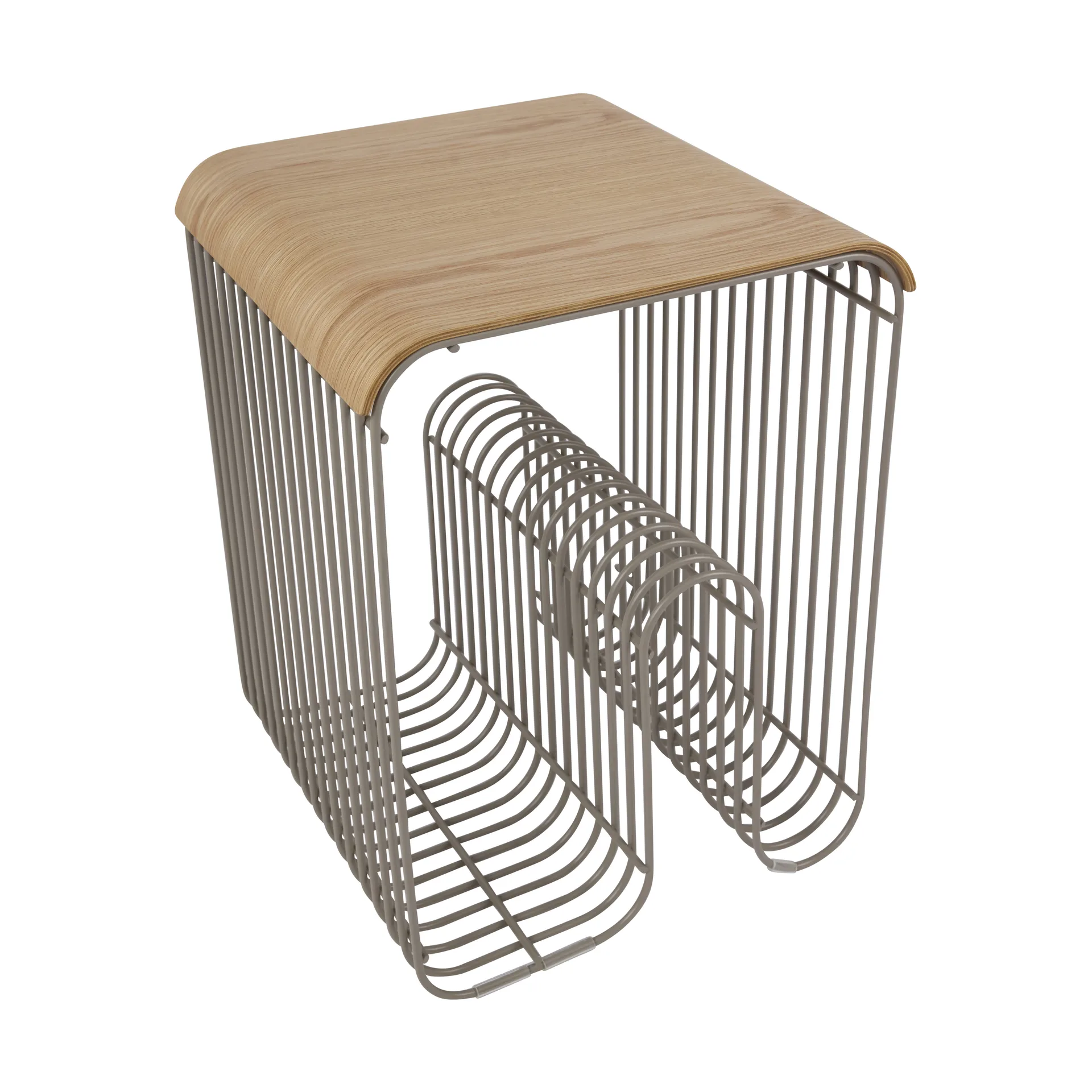 Curva tray/top panel for Curva stool 33 cm, Oak AYTM