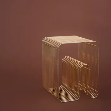 Curve chair - brass - AYTM
