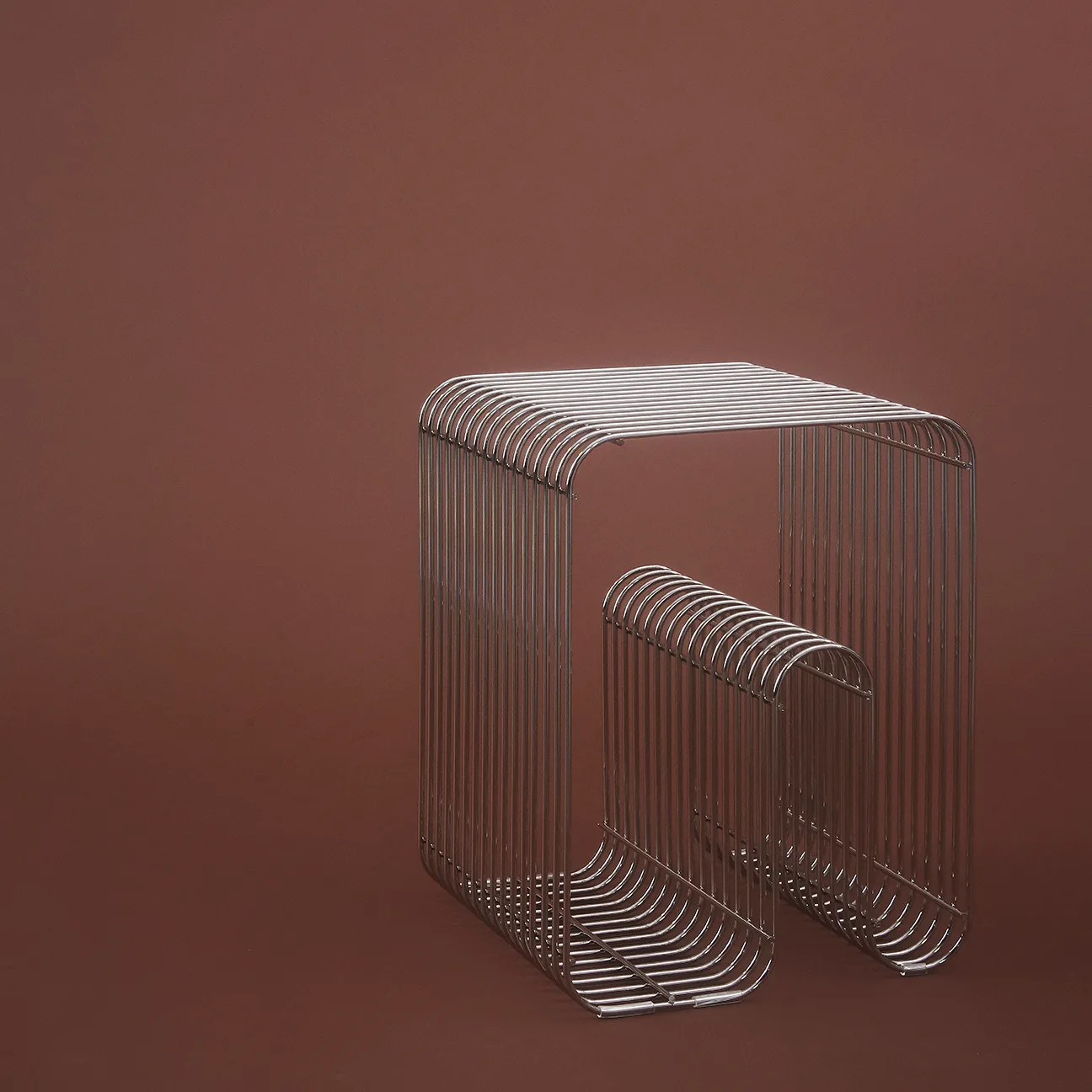Curve chair, silver AYTM