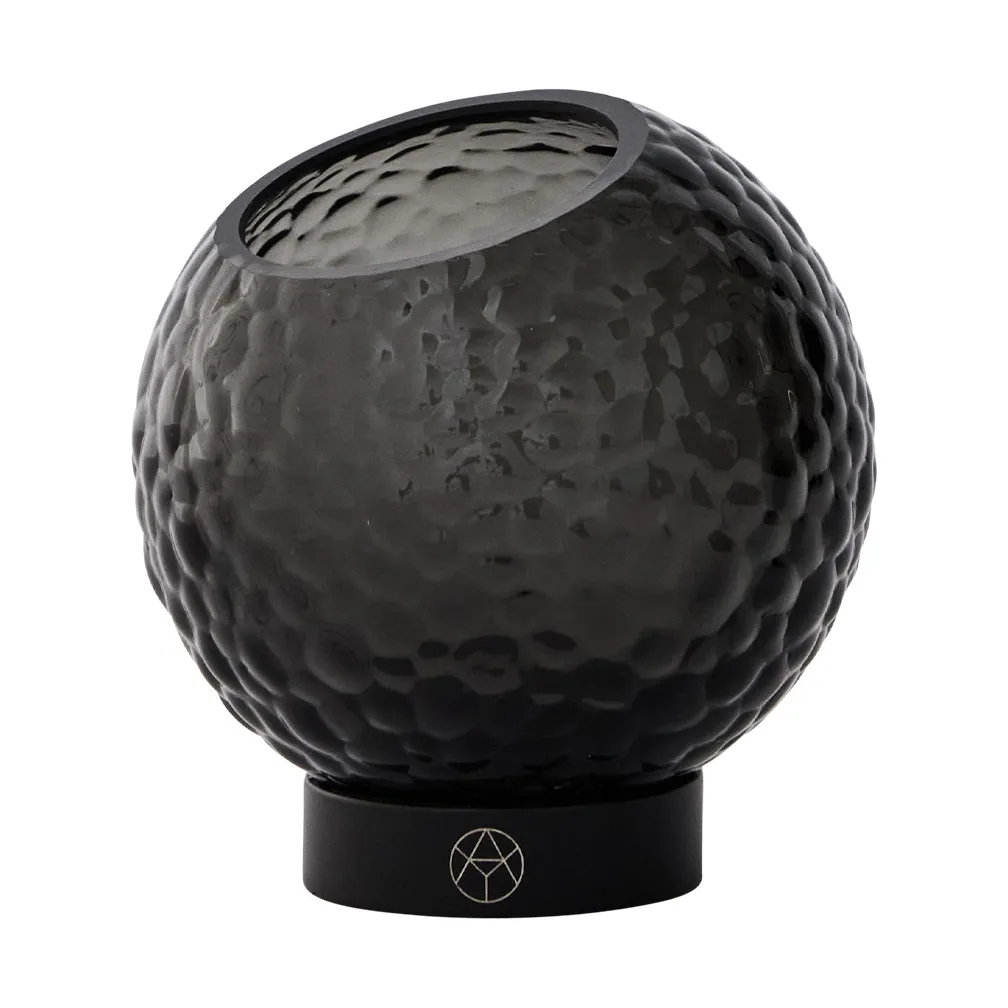 Globe candle holder Ø10 cm, Black AYTM