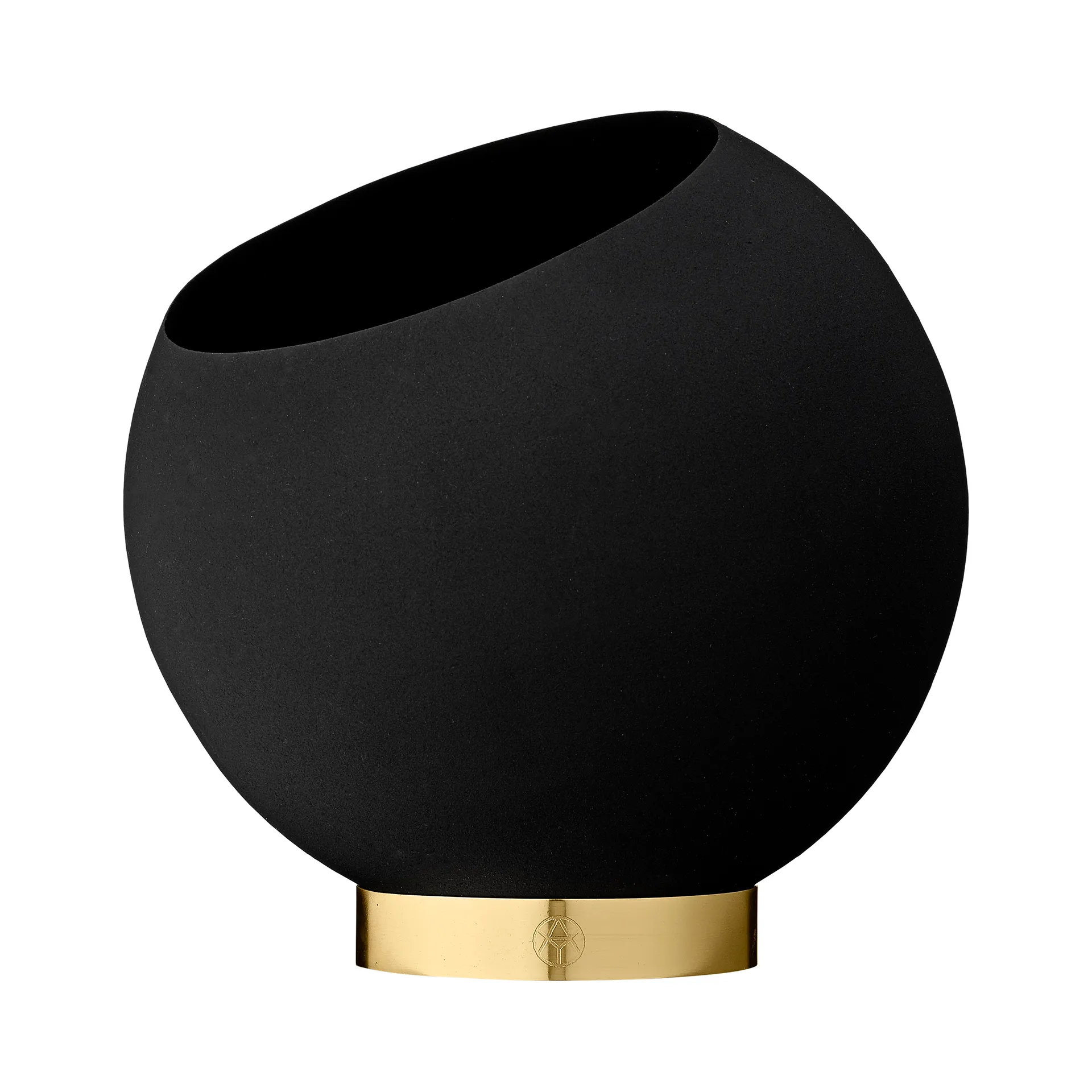 Globe flowerpot Ø21 cm, Black AYTM
