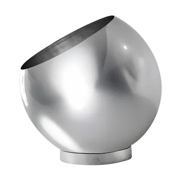 Globe flowerpot Ø21 cm - Silver - AYTM