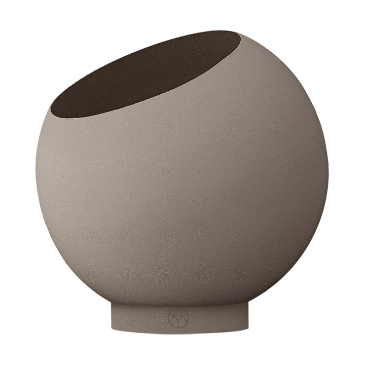 Globe flowerpot Ø21 cm - Taupe - AYTM