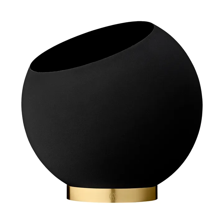 Globe flowerpot Ø30 cm - Black - AYTM