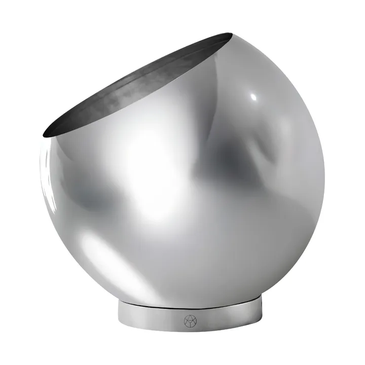Globe flowerpot Ø30 cm - Silver - AYTM