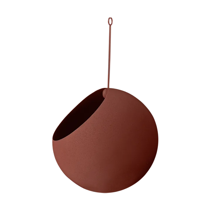GLOBE hanging pot Ø17 cm h28 cm - Gingerbread - AYTM