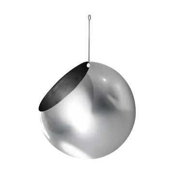 GLOBE hanging pot Ø17 cm h28 cm - Silver - AYTM