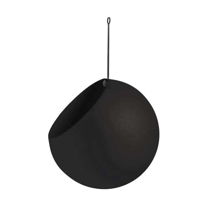 GLOBE hanging pot Ø21 cm h32 cm - Black - AYTM