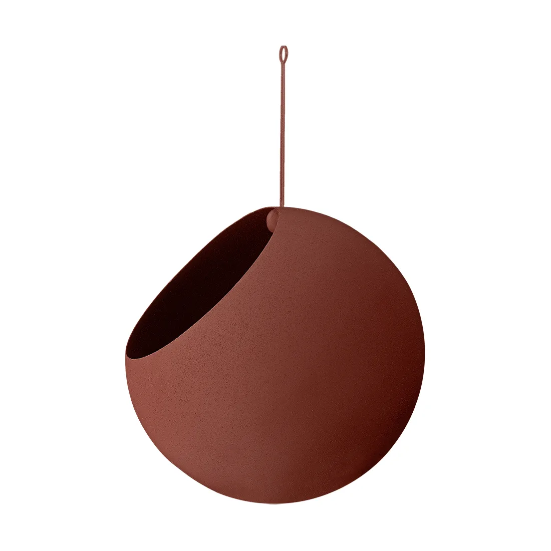 GLOBE hanging pot Ø21 cm h32 cm, Gingerbread AYTM