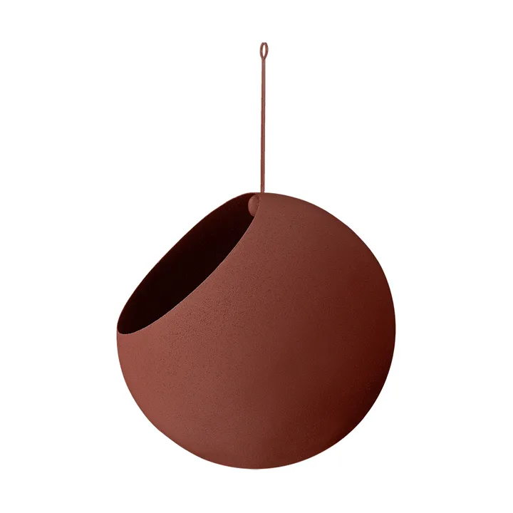 GLOBE hanging pot Ø21 cm h32 cm - Gingerbread - AYTM