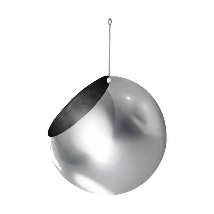 GLOBE hanging pot Ø21 cm h32 cm - Silver - AYTM