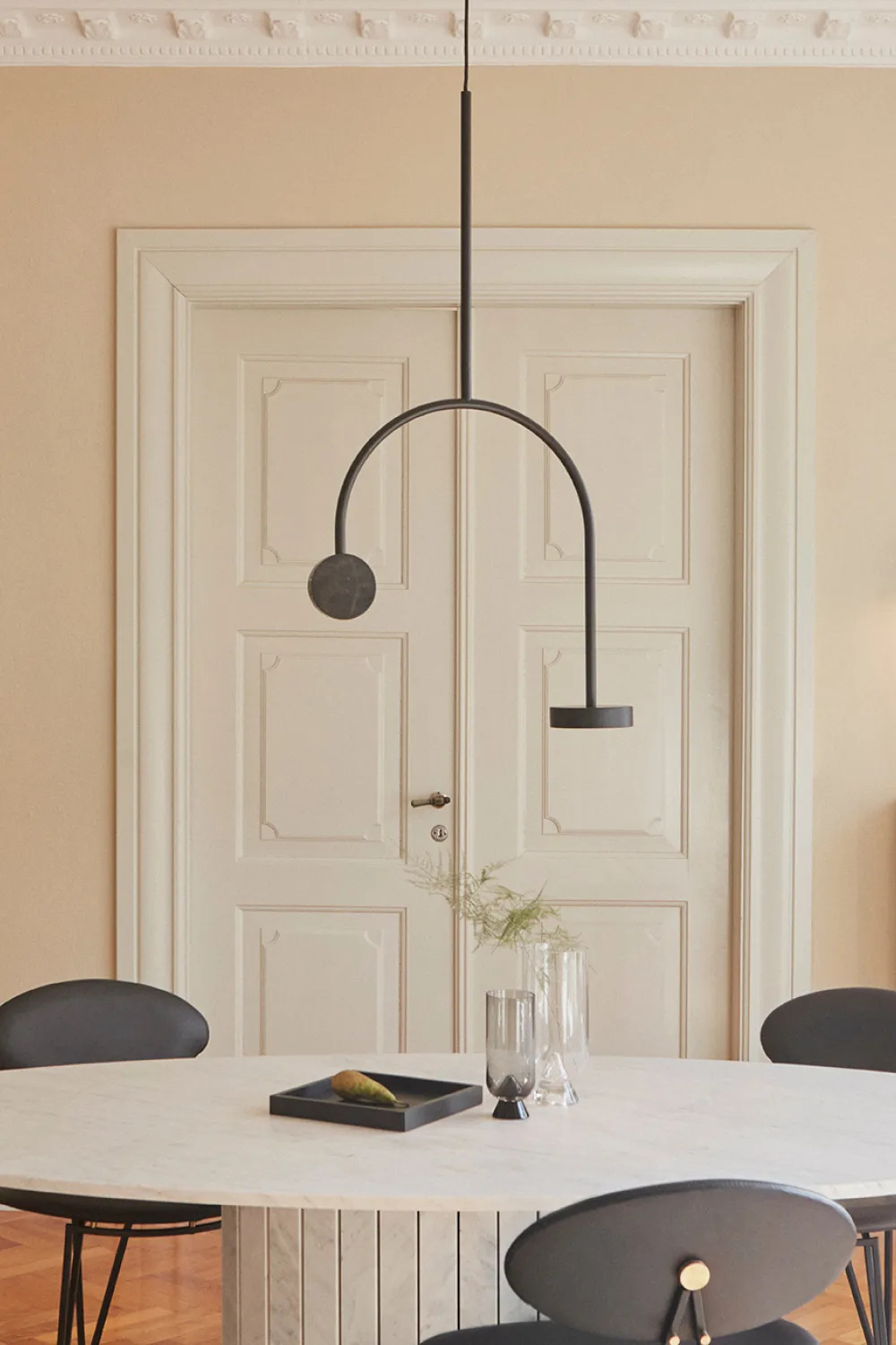 GRASIL pendant lamp 30x54 cm, Black/black AYTM