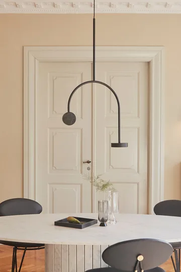 GRASIL pendant lamp 30x54 cm - Black/black - AYTM