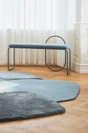 Mola rug 209x288 cm - Dusty blue - AYTM