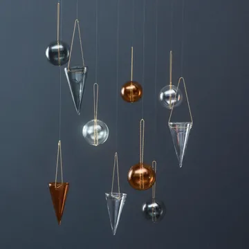 Monili Christmas tree decoration - smoke coloured - AYTM