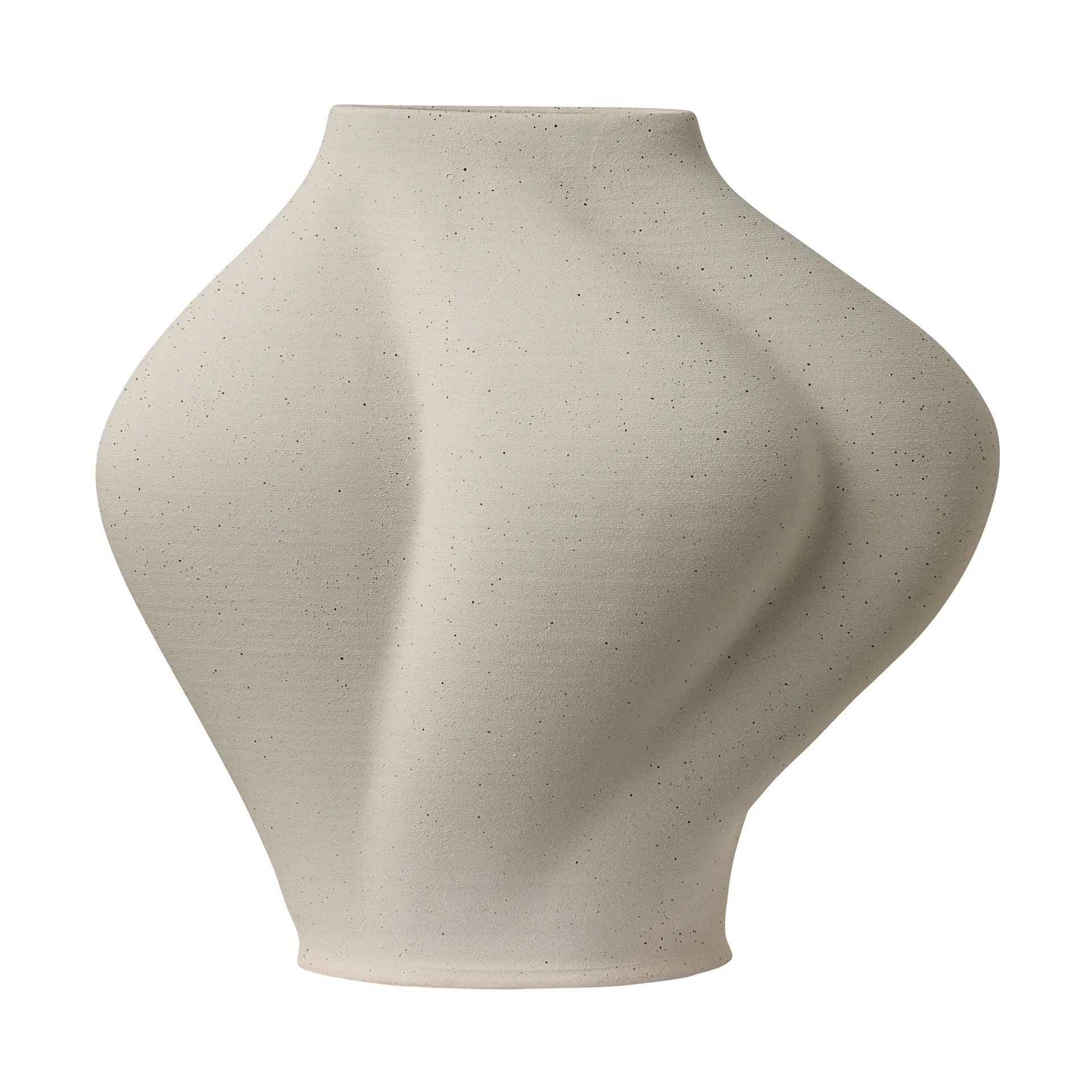 Saltare vase, Cream, Ø13.8x30 cm AYTM