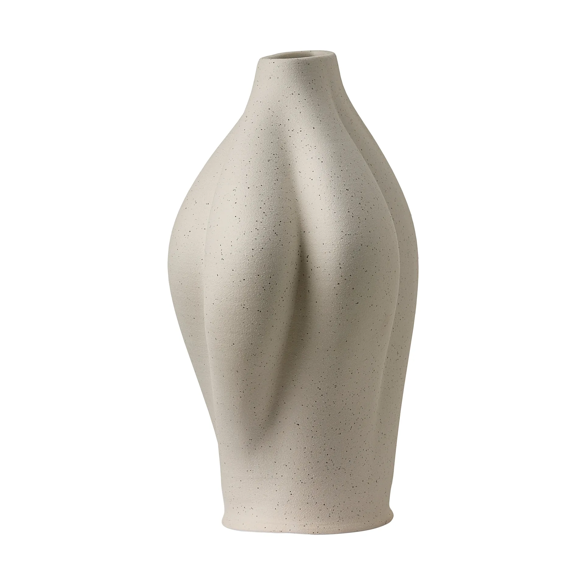 Saltare vase, Cream, Ø13.8x30 cm AYTM