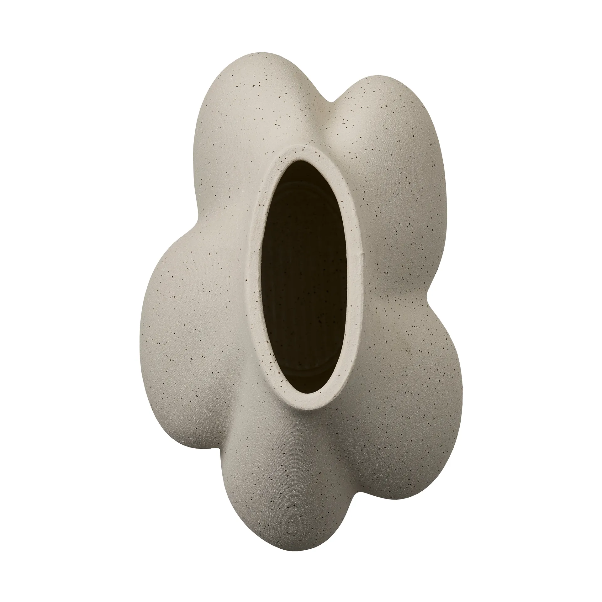 Saltare vase, Cream, Ø15x25 cm AYTM