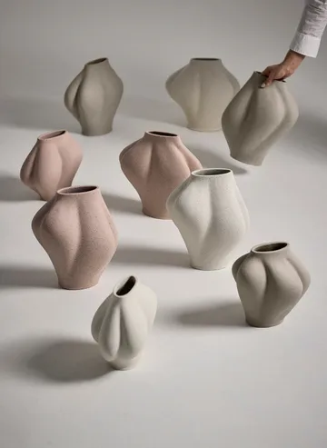 Saltare vase - Rose, Ø13.8x30 cm - AYTM