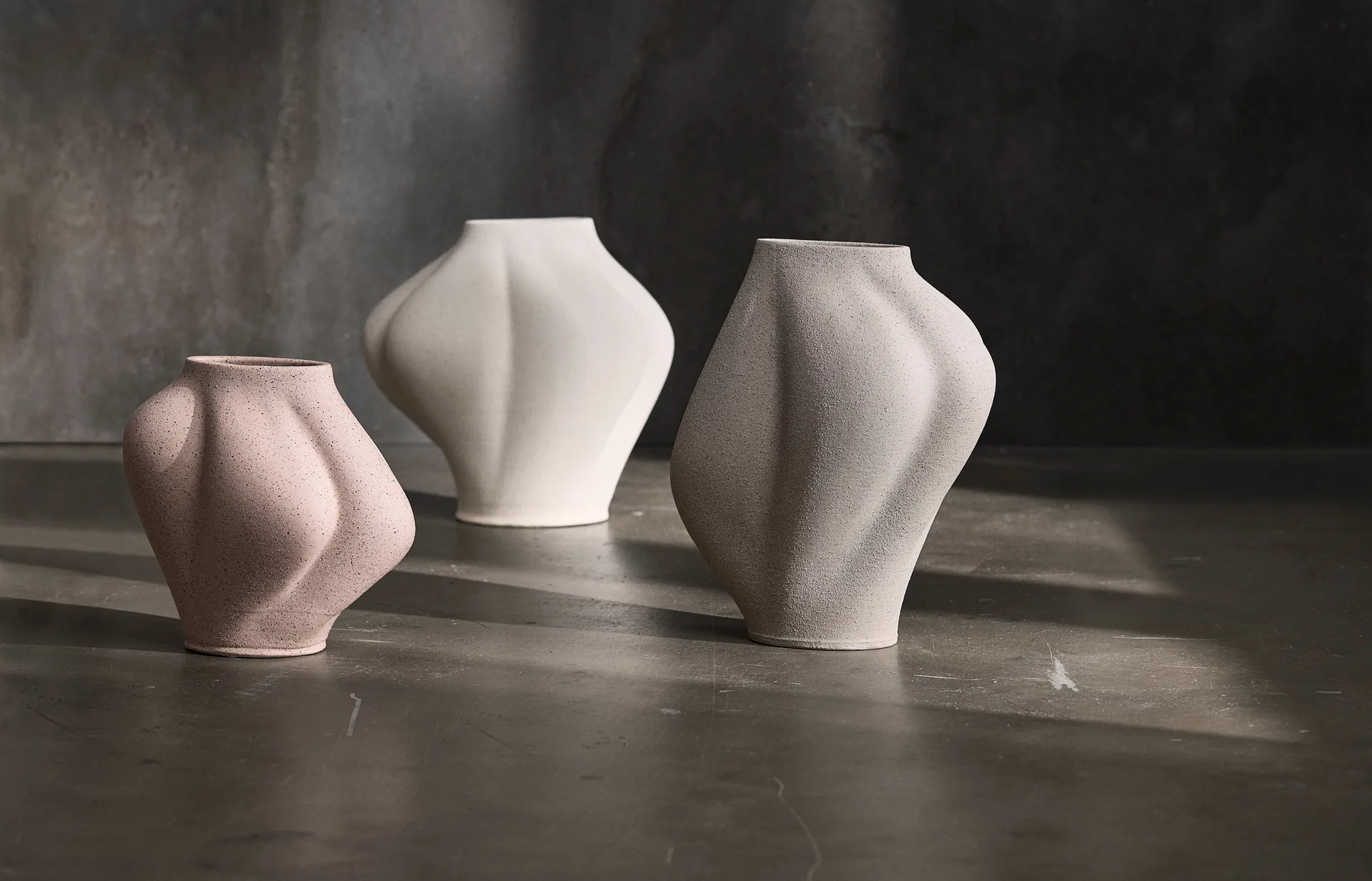 Saltare vase, Rose, Ø15x25 cm AYTM