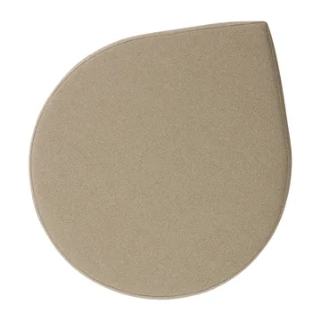 Stilla pouf bouclé - Taupe - AYTM