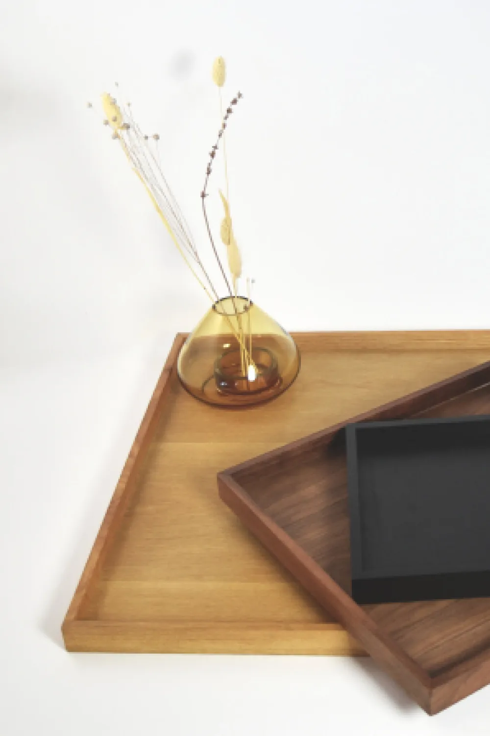 Uno lantern-vase 12 cm, Amber AYTM