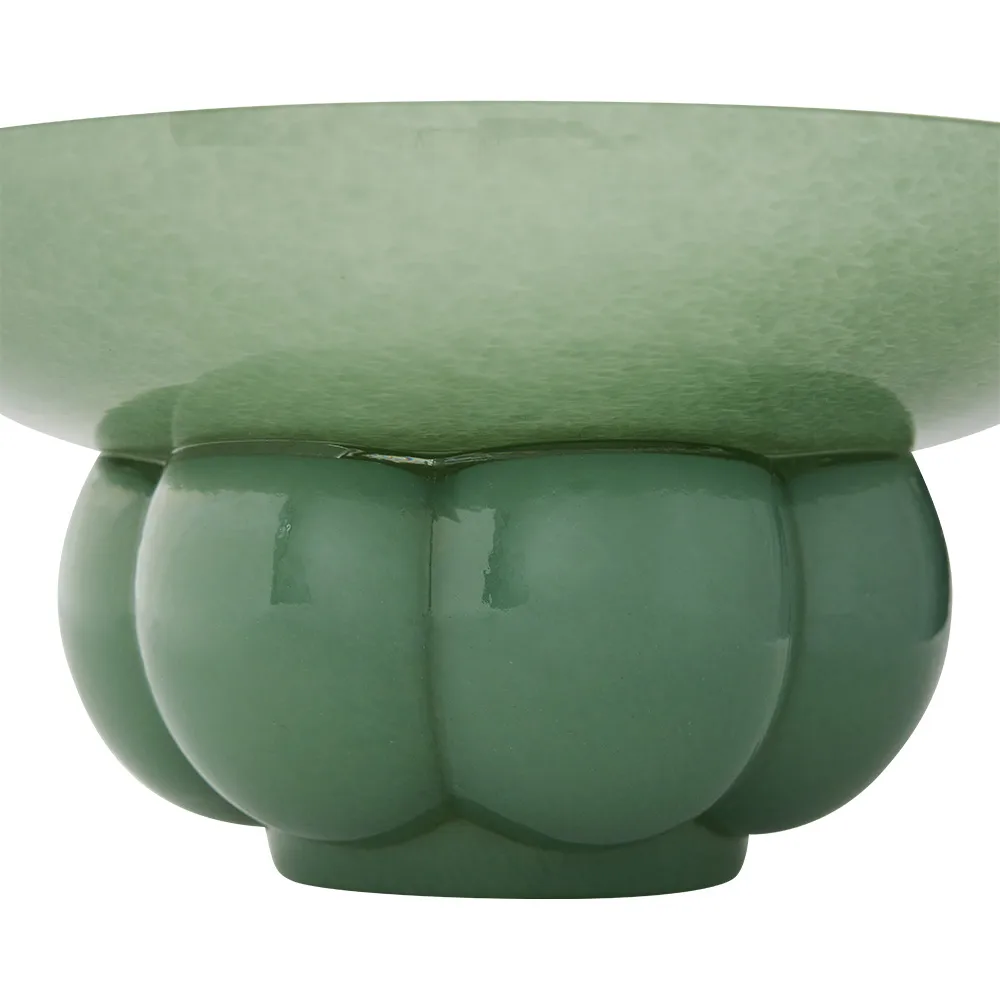 Uva glass bowl, Pastel green AYTM