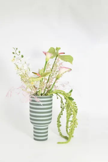Varia vase 30 cm - Dusty green-forest - AYTM