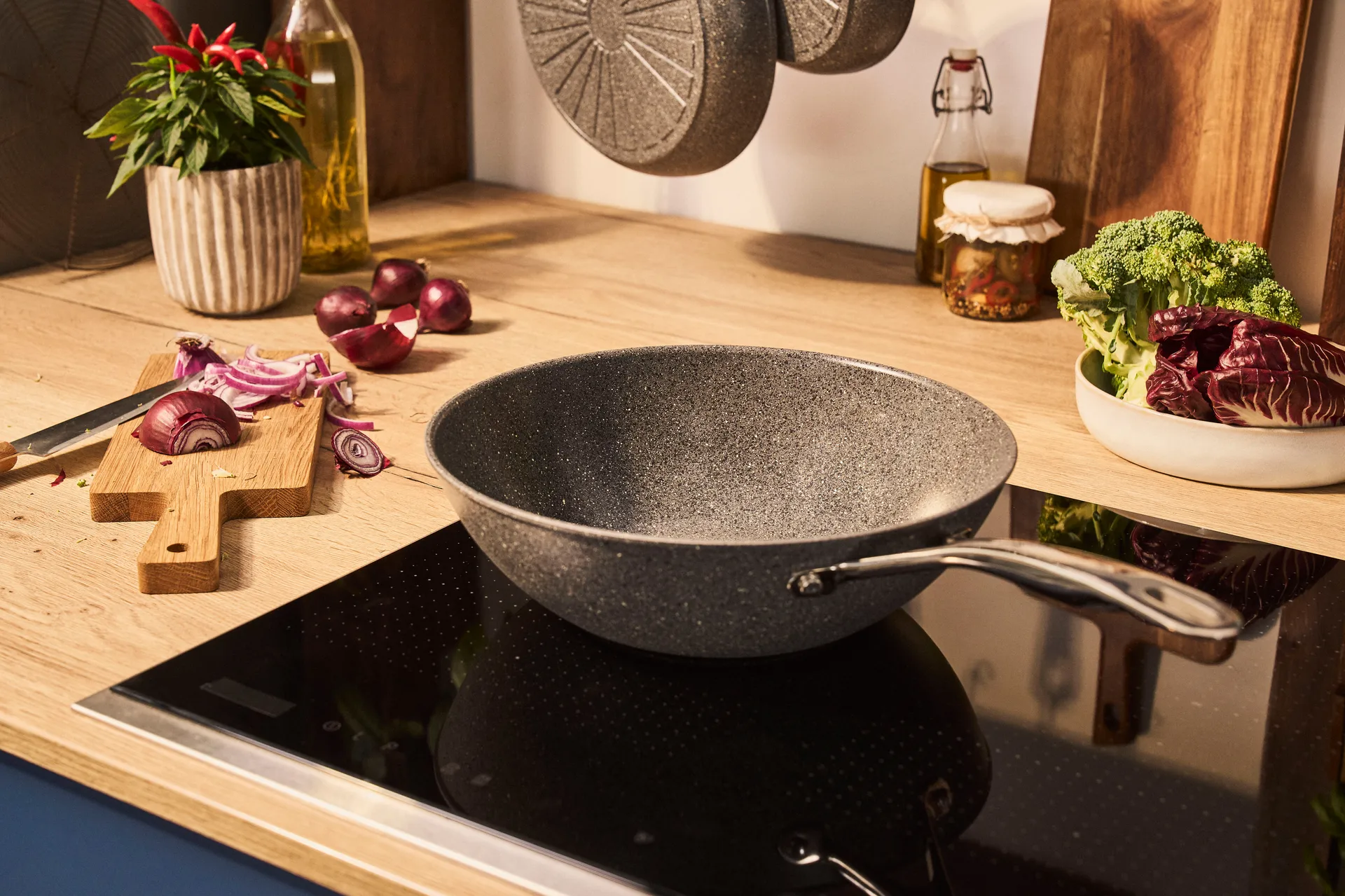 Ballarini Salina Ceramic Granit ceramic wok, 30 cm Ballarini