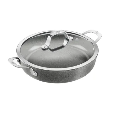 Salina Ceramic Granite serving pan with glass lid - 28 cm - Ballarini