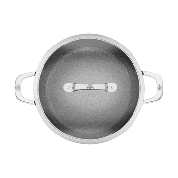 Salina Ceramic Granite serving pan with glass lid - 28 cm - Ballarini
