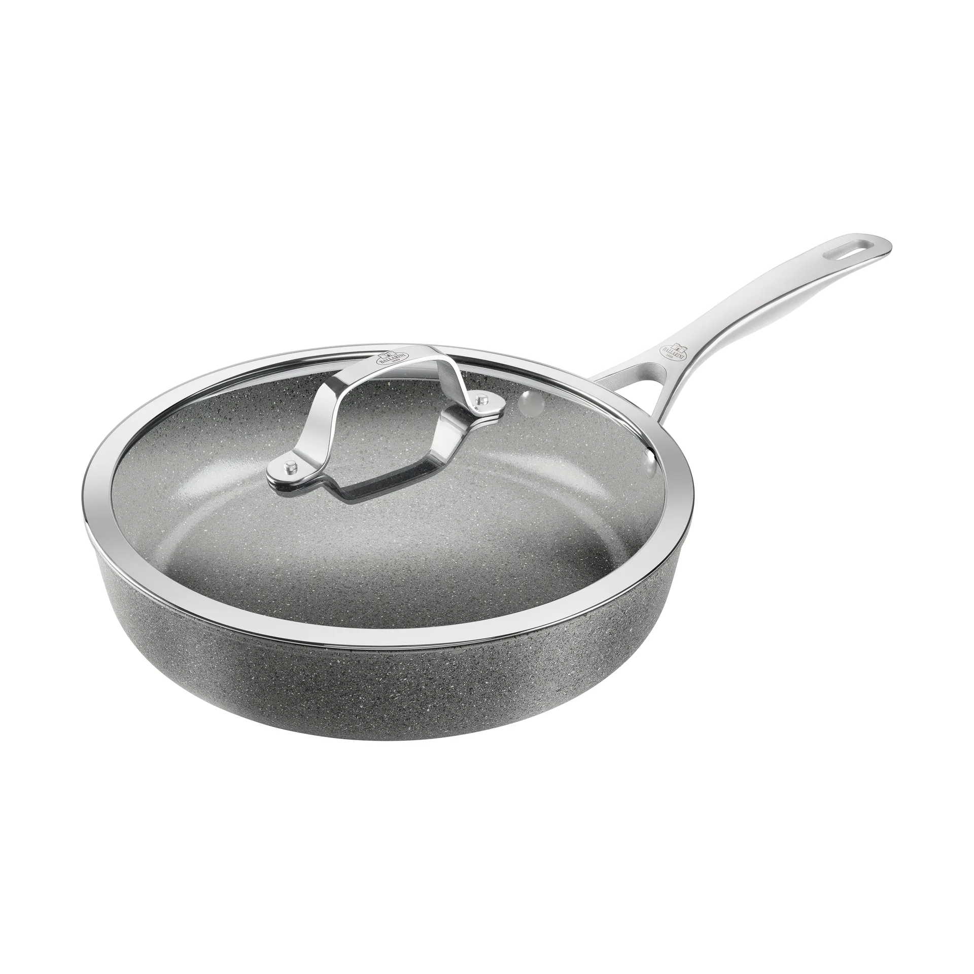 Salina Ceramic Granite skillet with glass lid, 28 cm Ballarini