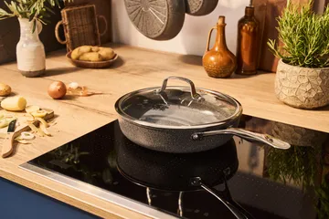 Salina Ceramic Granite skillet with glass lid - 28 cm - Ballarini