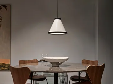 Belle pendant Ø36 cm - Glossy white-glossy black - Belid