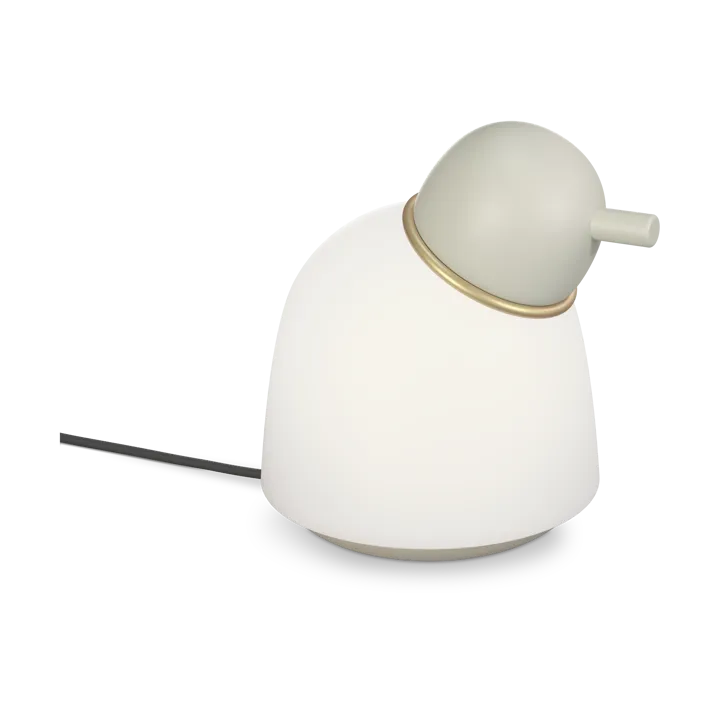 Bird table lamp 21.5 cm - Sand-brass-opal glass - Belid