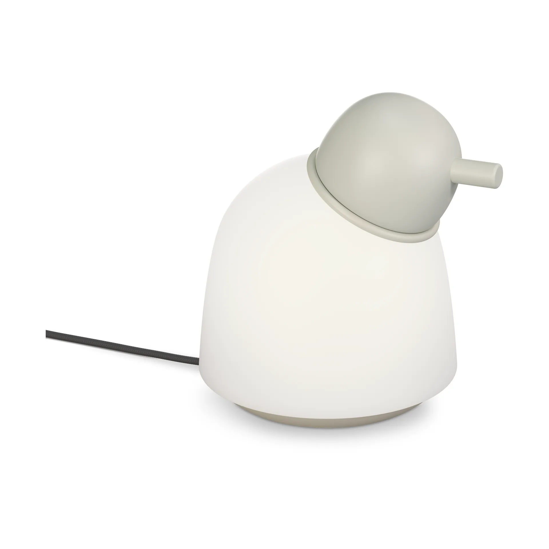 Bird table lamp 21.5 cm, Sand-opal glass Belid