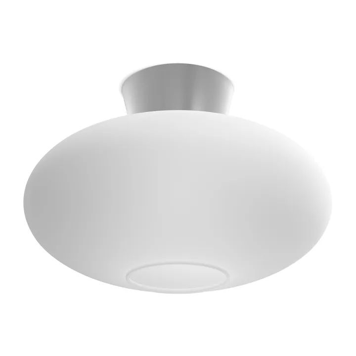 Bullo ceiling lamp XL opal glass Ø38 cm - Aluminium - Belid