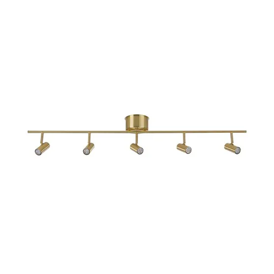 Cato 5-spotlight straight 120 cm, Brass Belid