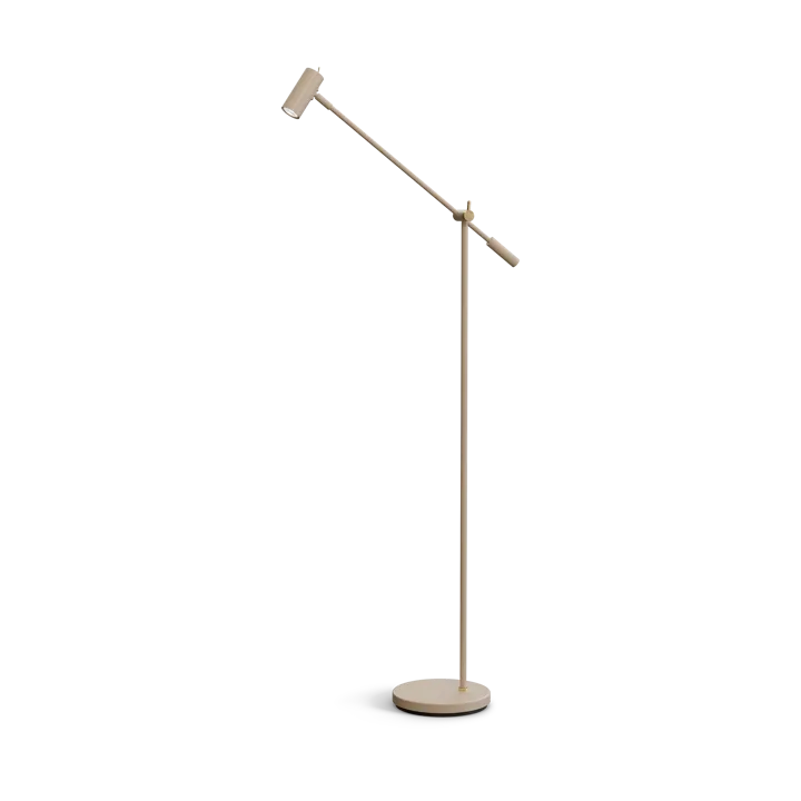 Cato floor lamp 134 cm - Nougat-brass - Belid
