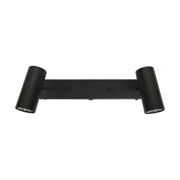 Cato wall lamp double - Matte black - Belid