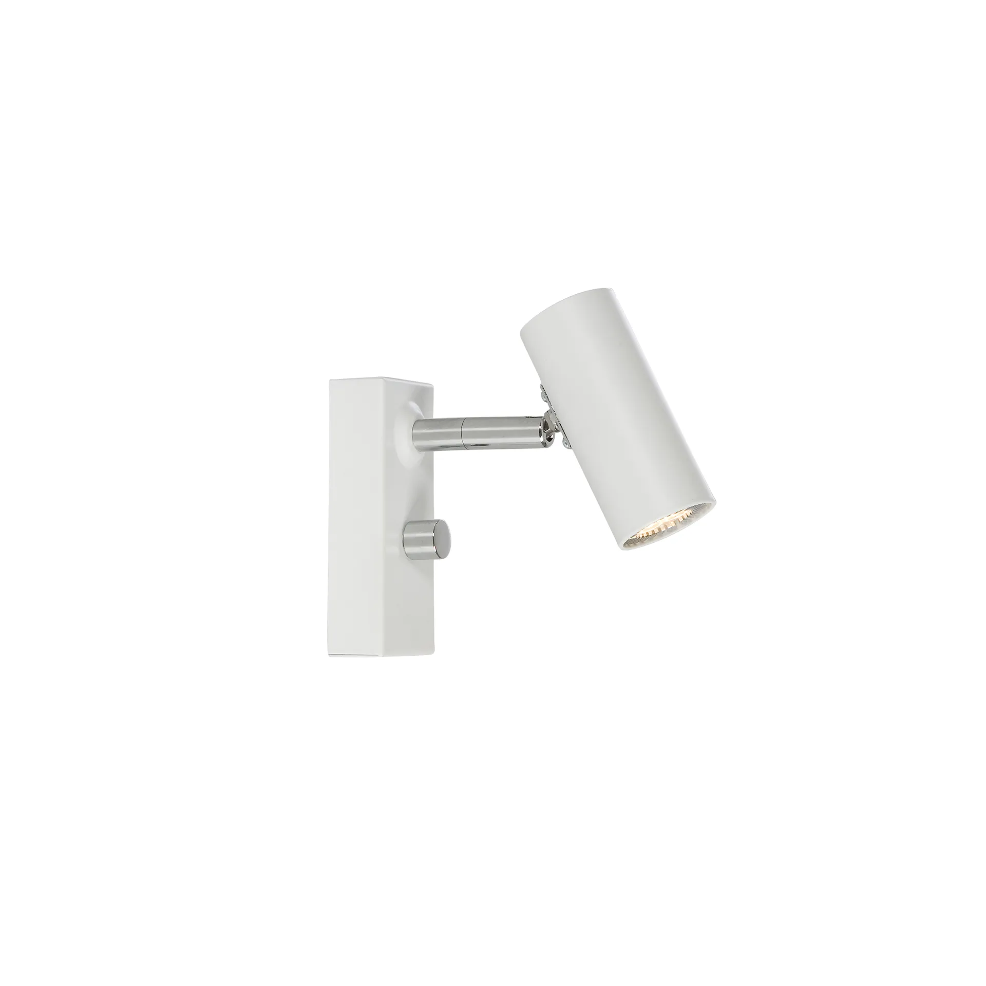 Cato wall lamp, matte white Belid