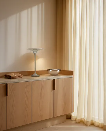 Diablo table lamp Ø30 cm - Soft greige - Belid