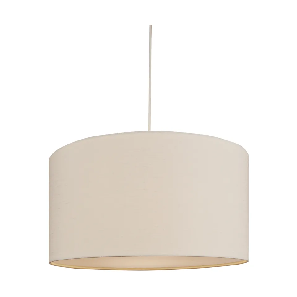 Soft pendant lamp Ø40 cm, Linen white-sand, Ø60 cm Belid