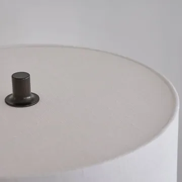 Soft table lamp - Linen white-metallic bronze, Ø34x64 cm - Belid