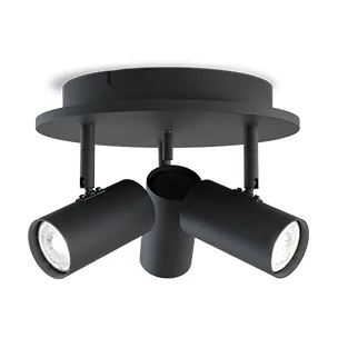Tyson 3-spotlight Ø25 cm, Black Belid