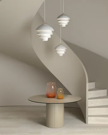 Valencia pendant Ø31.8 - Matt white - brass - Belid